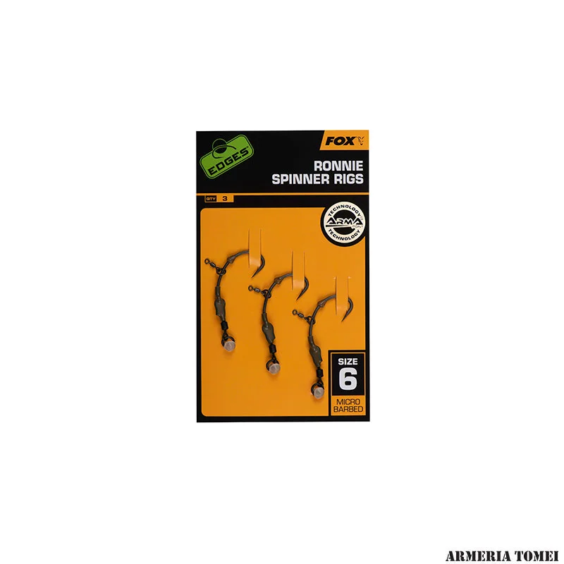 FOX - EDGES™ ARMA POINT RONNIE SPINNER RIGS MEDIUM CURVE RIGS (3PZ) - immagine 3