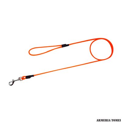 GUINZAGLIO CLASSICO IN CORDINO NAUTICO (ARANCIO) 130cm