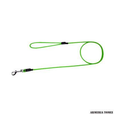 GUINZAGLIO CLASSICO IN CORDINO NAUTICO CON MOSCHETTONE (VERDE) 130cm