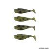 FOX - CHUBBY SHAD SPARE BODIES 4" / 100mm Black/Chartreuse (4pz)
