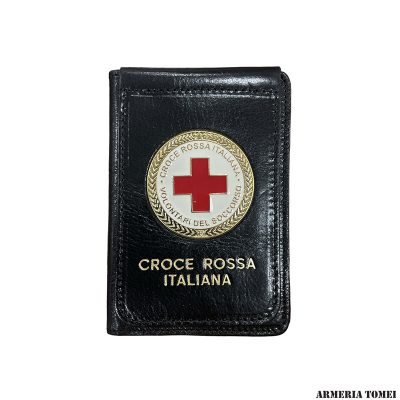 VEGA HOLSTER - PORTAFOGLIO IN PELLE CROCE ROSSA ITALIANA - VOLONTARI DEL SOCCORSO (mod.2)