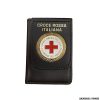 VEGA HOLSTER - PORTAFOGLIO IN PELLE CROCE ROSSA ITALIANA - VOLONTARI DEL SOCCORSO (mod.1)