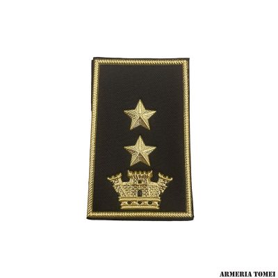 ESERCITO - COPPIA TUBOLARI TENENTE COLONNELLO FONDO NERO