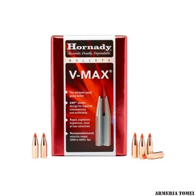 PALLE DA RICARICA - HORNADY - 22 Cal .224 55 gr V-MAX® with cannelure -22272