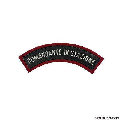 PATCH - CARABINIERI COMANDANTE DI STAZIONE (DIVISA INVERNALE) PLASTIFICATO