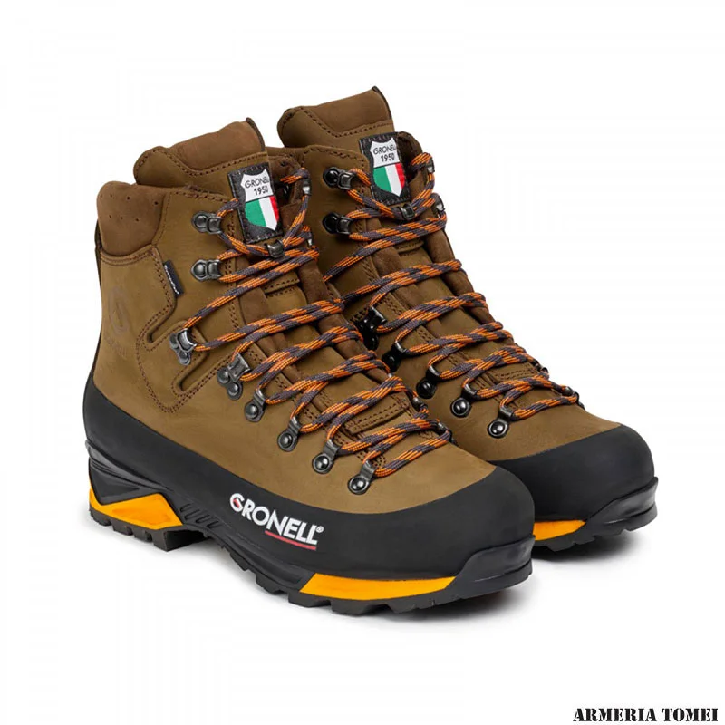 SCARPONI - GRONELL - TIBET HUNT Marron/Orange (FOD. PELLE) - immagine 2