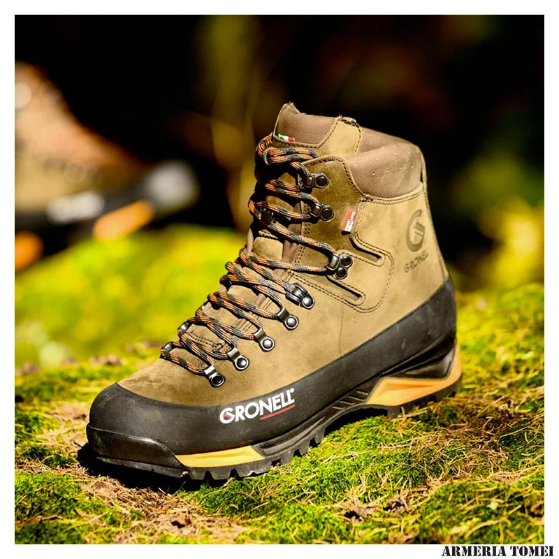 SCARPONI - GRONELL - TIBET HUNT Marron/Orange (FOD. PELLE) - immagine 5