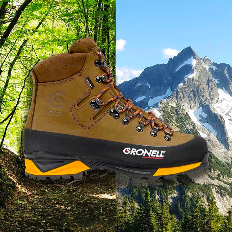 SCARPONI - GRONELL - TIBET HUNT Marron/Orange (FOD. PELLE) - immagine 6