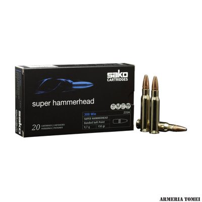 SAKO - 308 Win. SUPER HAMMERHEAD 9,7g / 150gr. Bonded Soft Point (20pz) -235A