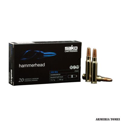 SAKO - 308 Win. HAMMERHEAD Bonded Soft Point 11,7g | 180gr -256A (20pz)
