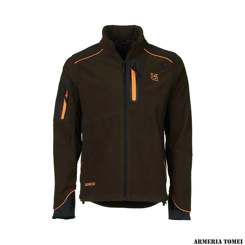 UNIVERS - GIACCA CACCIA GUARDIAN WINDSTOP VERDE/ARANCIO
