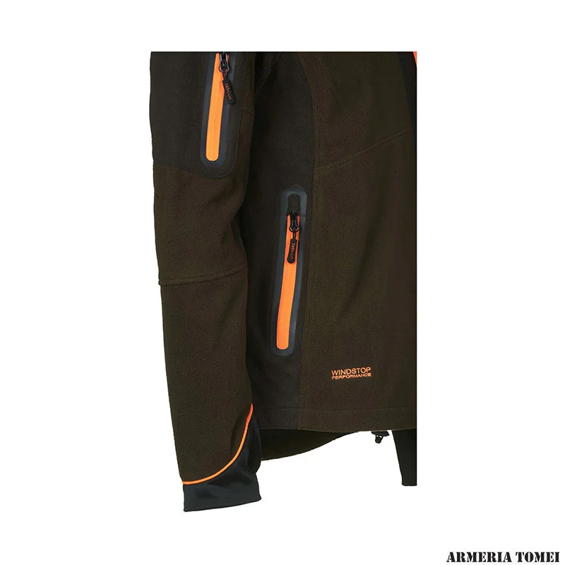 UNIVERS - GIACCA CACCIA GUARDIAN WINDSTOP VERDE/ARANCIO - immagine 6