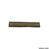 FERITA RICAMATA ORO SU FONDO NERO (ESERCITO/GUARDIA DI FINANZA)