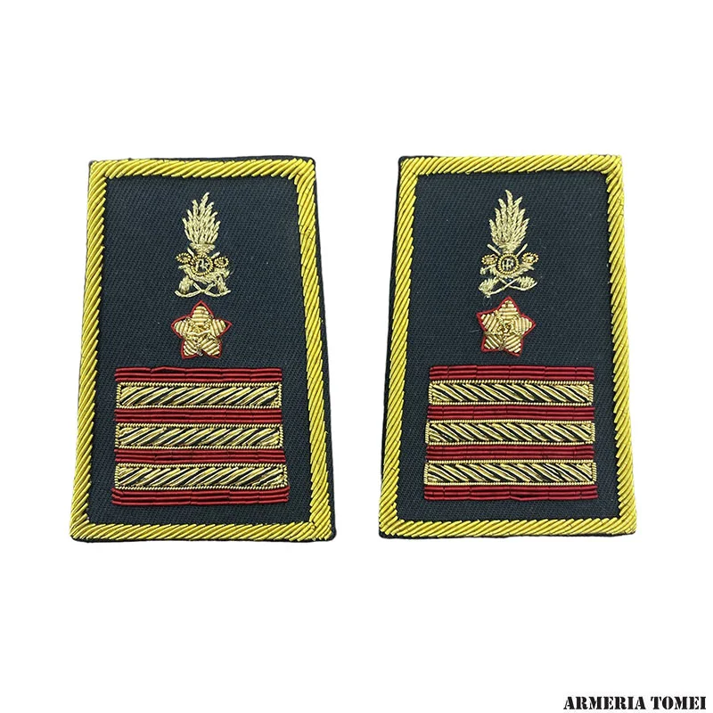 GUARDIA DI FINANZA - TUBOLARI LUOGOTENENTE (RICAMATI IN CANOTTIGLIA)