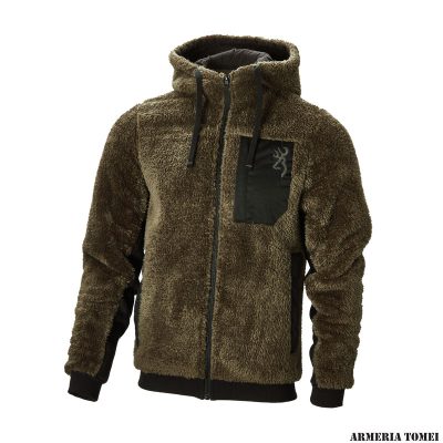 BROWNING - FELPA SWEATSHIRT WARM SNAPSHOT SHERPA GREEN