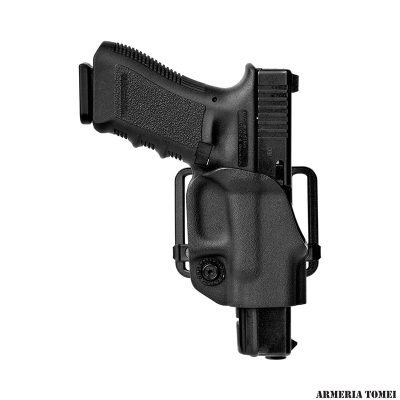 VEGA HOLSTER - FONDINA POLIMERO DA CINTURA CON DOPPI SUPPORTI INCLUSI - GLOCK 19/23/17/22/26/27