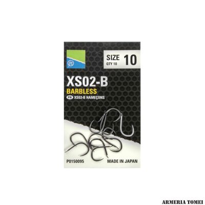 PRESTON - XS02-B BARBLESS (QTY 10)