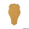 ALCES - SCUDO TROFEO SHIELD ROVERE CHIARO 32x18cm