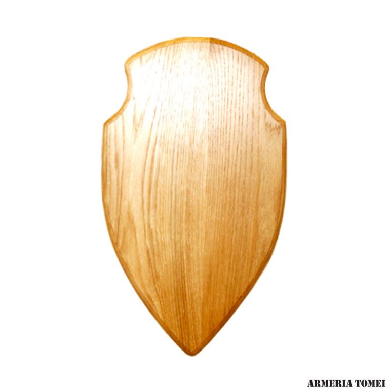 Della Rovere Shield ALCES – SCUDO TROFEO SHIELD ROVERE CHIARO 44x25cm | Armeria Tomei