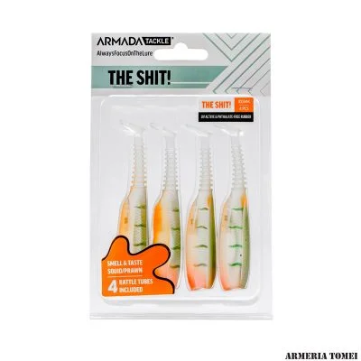 ARMADA TACKLE - THE SHIT! Hollow Perch 100mm - 4pcs