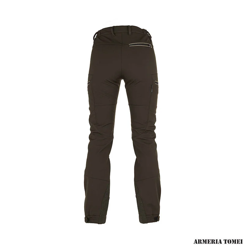 UNIVERS - DONNA - PANTALONE DA CACCIA SOFTSHELL U-TEX verde/beige - immagine 4