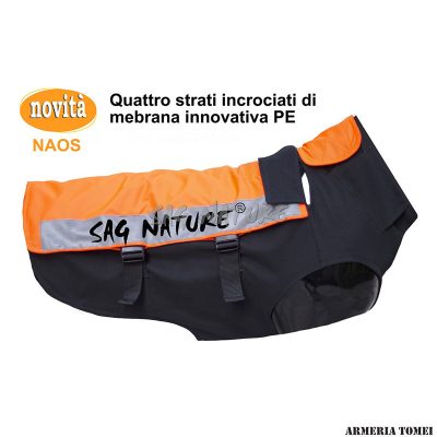 SAG NATURE - GIUBBOTTO ANTIZANNA NAOS IN PE E POLIESTERE 4 STRATI INCROCIATI DI MEMBRANA PE