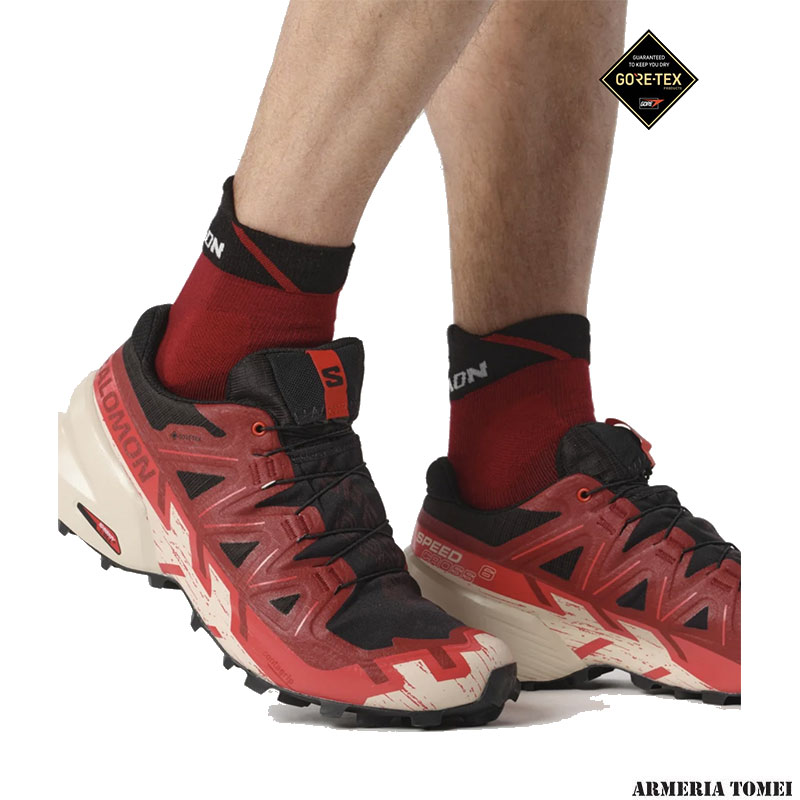 Scarpe salomon uomo rosse deals