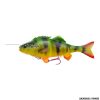 SAVAGE GEAR - 4D LINE THRU PERCH 23cm - 9.1" 145g - 5 1/5 oz SLOW SINK 02 Fire Tiger