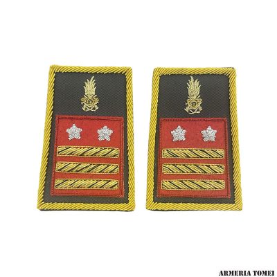 GUARDIA DI FINANZA - TUBOLARI LUOGOTENENTE QUALIFICA SPECIALE (RICAMATI IN CANOTTIGLIA)