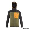 GIACCA/PILE - MILLET - ABRASION FLEECE HOODIE M Ivy/Noir