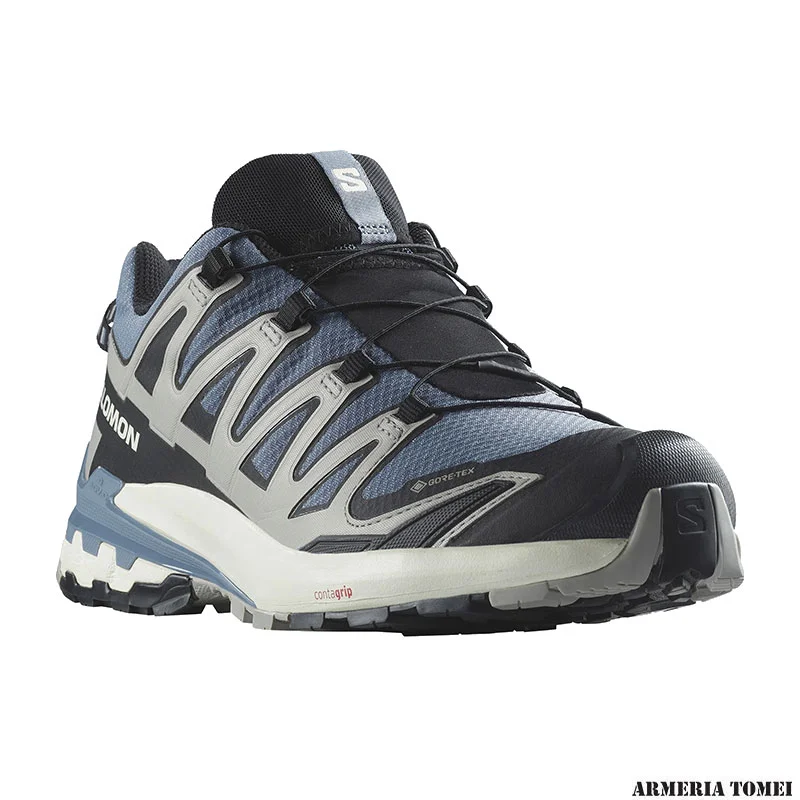 SALOMON - UOMO - XA PRO 3D V9 GTX Flint Stone / Black / Ghost Gray - immagine 2