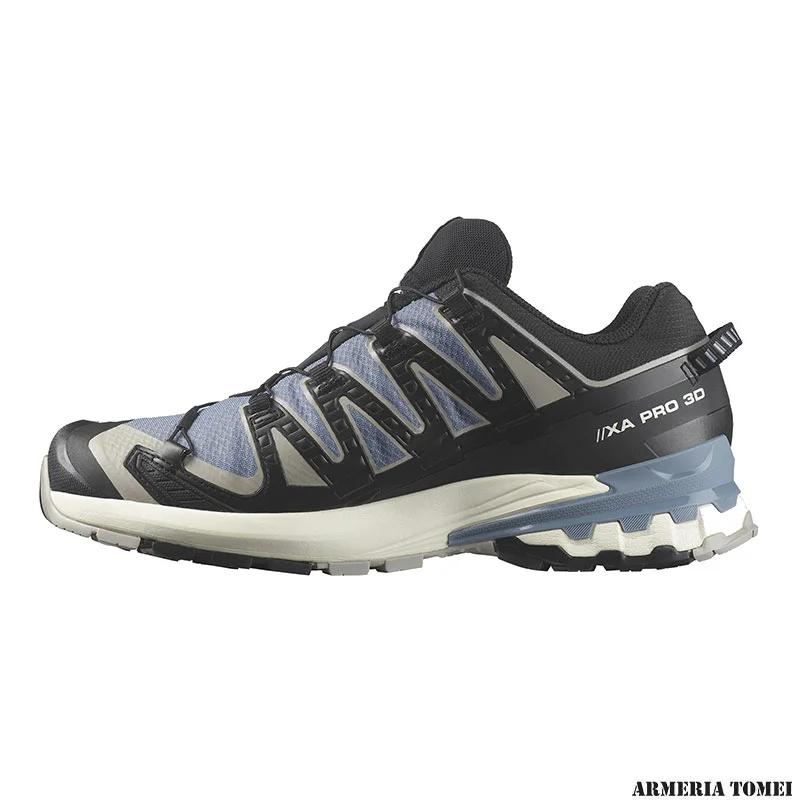 SALOMON - UOMO - XA PRO 3D V9 GTX Flint Stone / Black / Ghost Gray - immagine 5