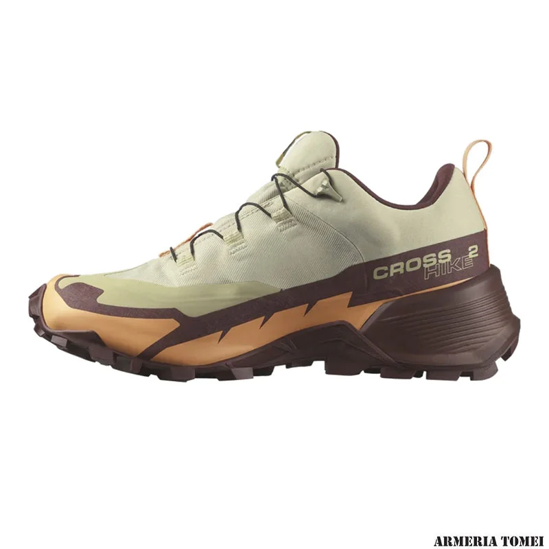 SALOMON - DONNA - CROSS HIKE 2 GTX Alfalfa / Cantaloupe / Bitter Chocolate - immagine 4