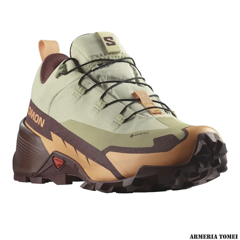 SALOMON - DONNA - CROSS HIKE 2 GTX Alfalfa / Cantaloupe / Bitter Chocolate - immagine 6