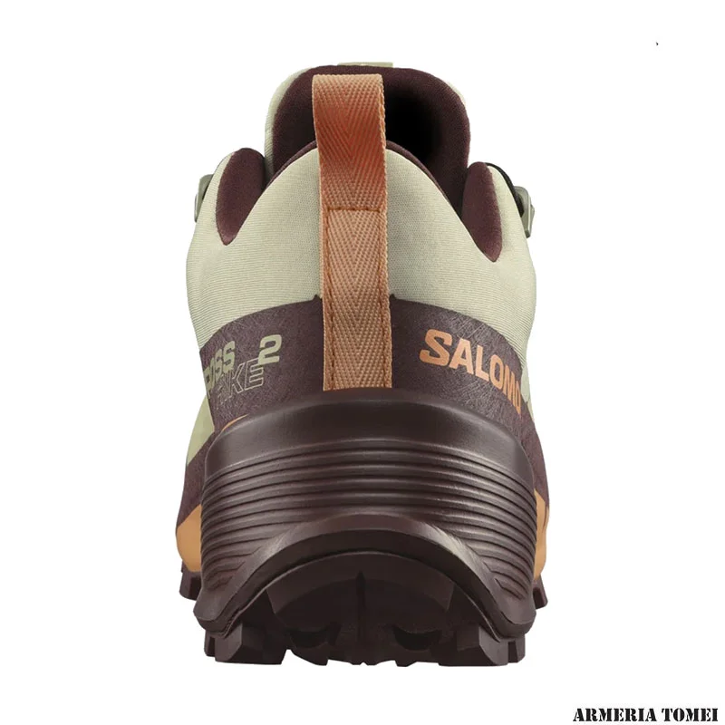 SALOMON - DONNA - CROSS HIKE 2 GTX Alfalfa / Cantaloupe / Bitter Chocolate - immagine 7