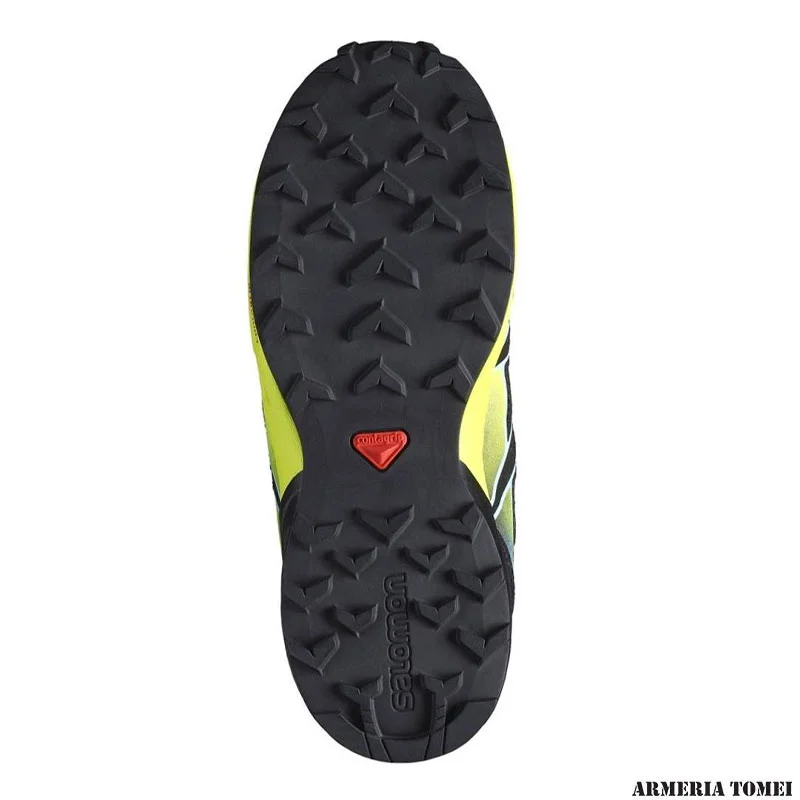 SALOMON - BIMBO/A - SPEEDCROSS CSWP J Deep Lichen Green / Black / Safety Yellow - immagine 5