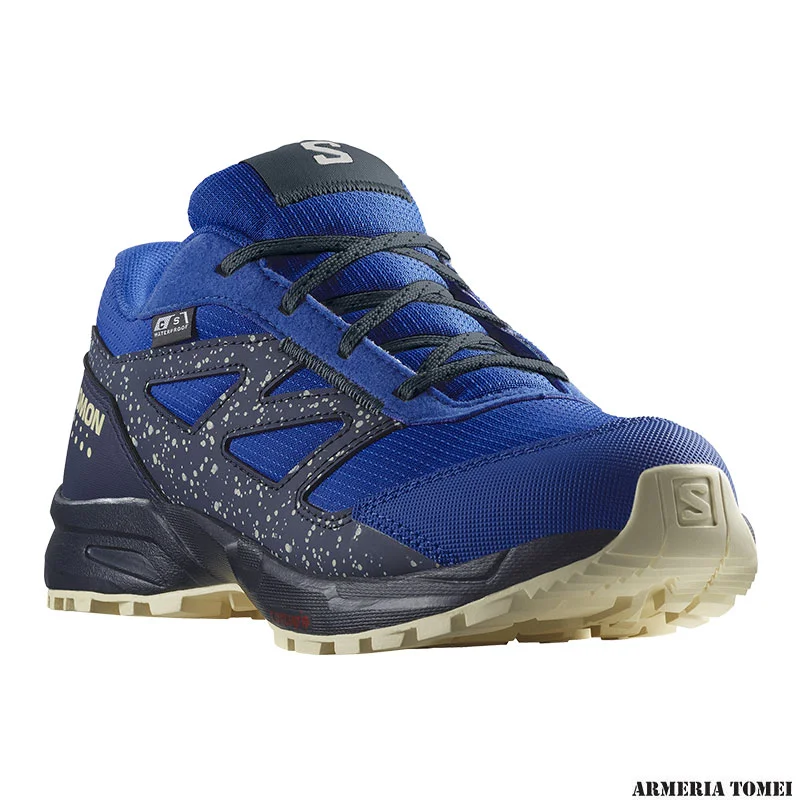 SALOMON - BIMBO/A - OUTAWAY CSWP J Lapis Blue / Carbon / Bleached Sand - immagine 2