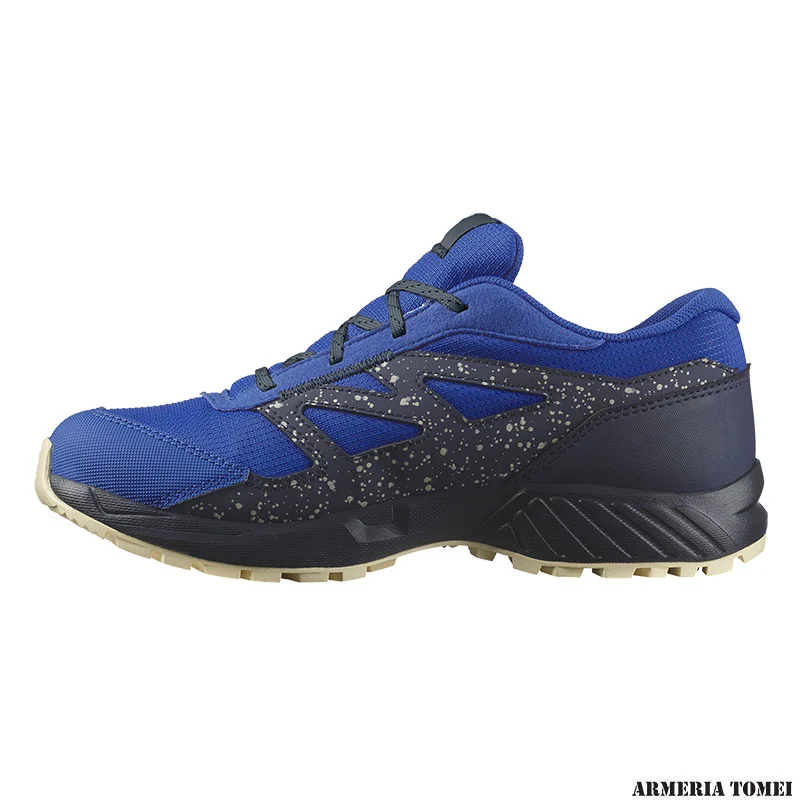 SALOMON - BIMBO/A - OUTAWAY CSWP J Lapis Blue / Carbon / Bleached Sand - immagine 3