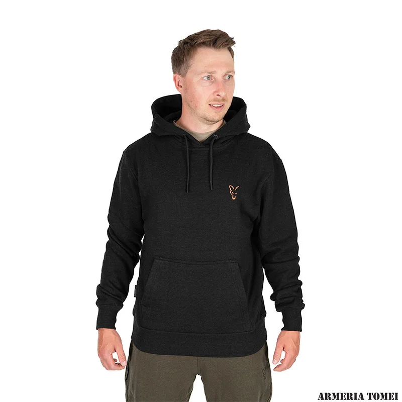 FELPA - FOX - COLLECTION HOODY Black/Orange