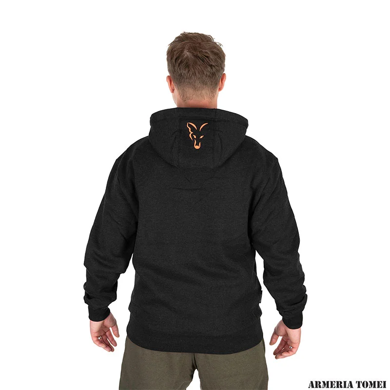 FELPA - FOX - COLLECTION HOODY Black/Orange - immagine 2