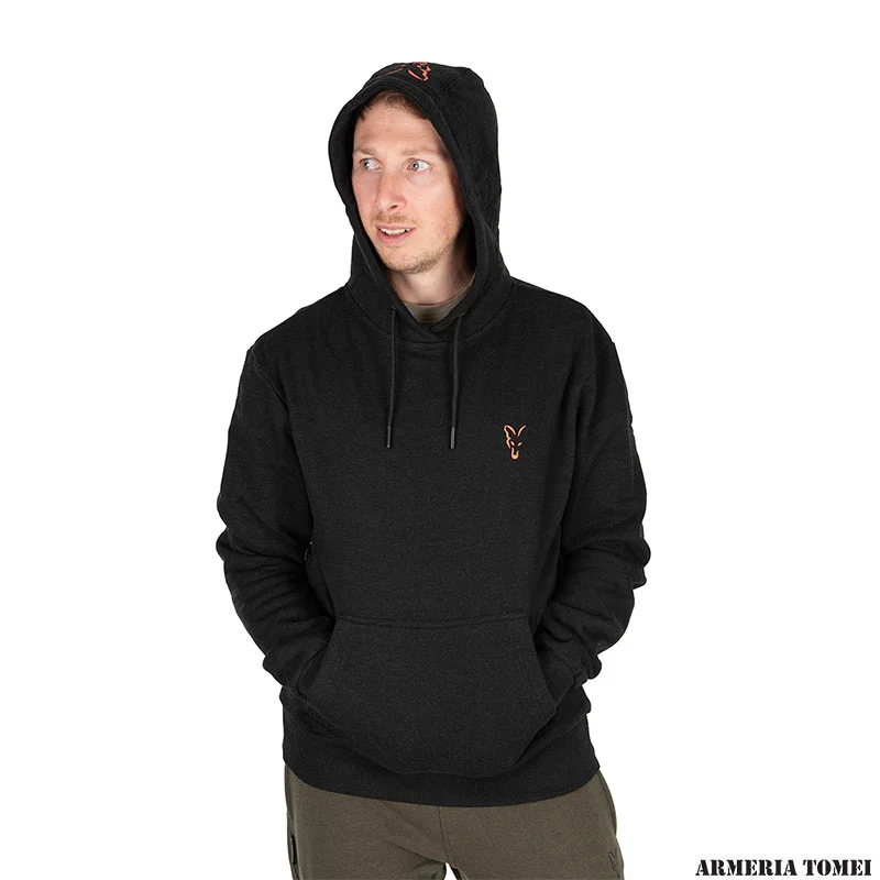 FELPA - FOX - COLLECTION HOODY Black/Orange - immagine 3
