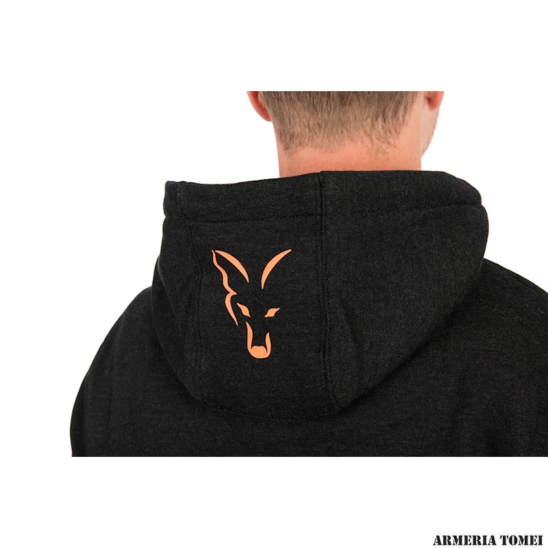 FELPA - FOX - COLLECTION HOODY Black/Orange - immagine 4