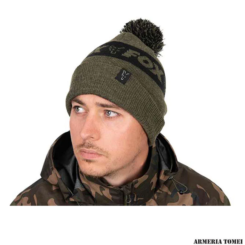 CAPPELLO - FOX - COLLECTION BOBBLE HAT Green/Black - immagine 2