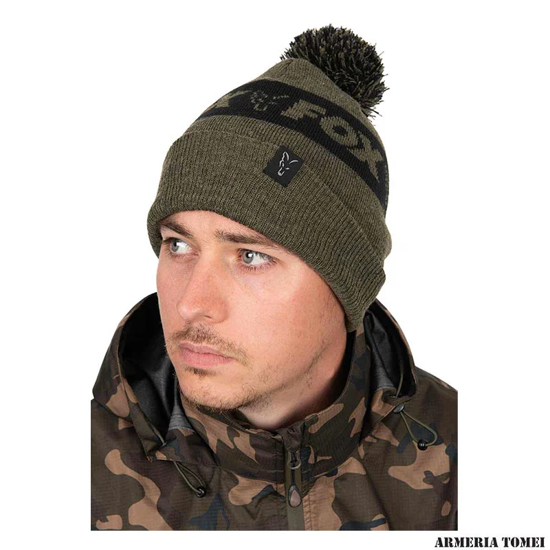 CAPPELLO - FOX - COLLECTION BOBBLE HAT Green/Black - immagine 3