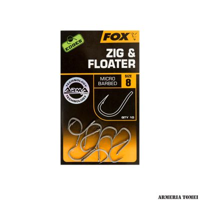 FOX - EDGES™ ZIG & FLOATER MICRO BARBED SIZE 10 (10PZ)