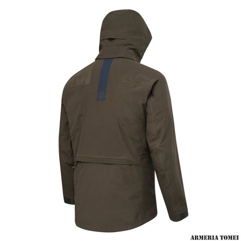 Veste Beretta - Taille 42, Couleur Beige, 100% Coton - Neuf Sans étiquettes, Fabriqué En Italie