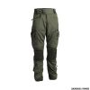 NERG OPENLAND - PANTALONE COMBAT CON GINOCCHIERE MORBIDE OD Green