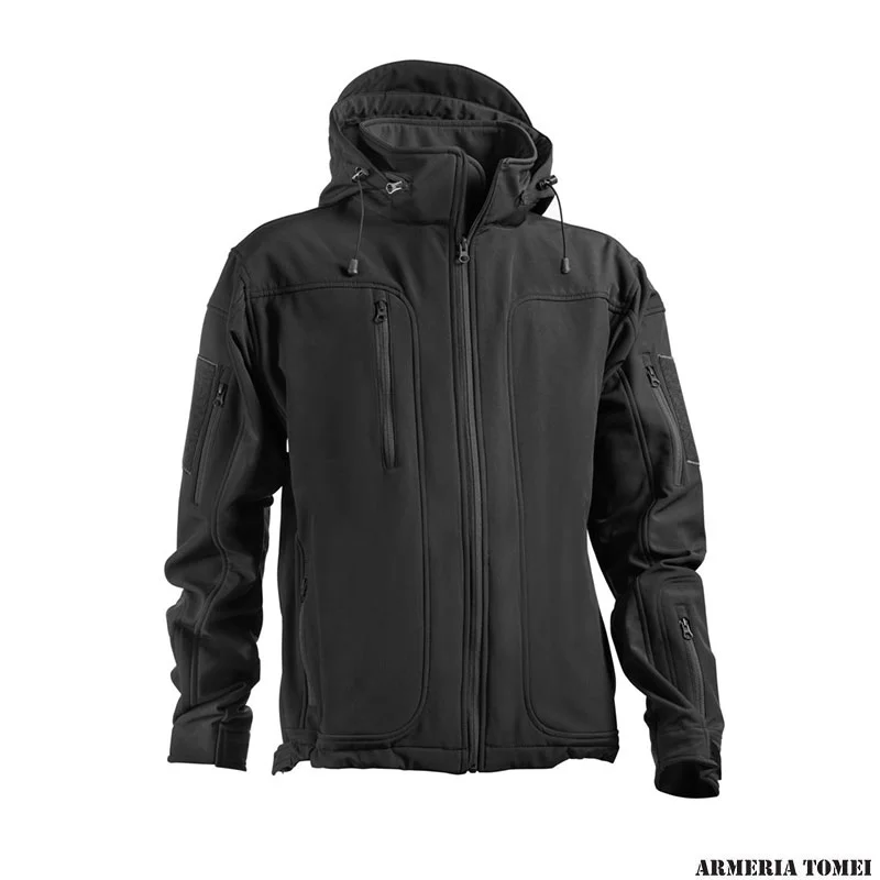 NERG OPENLAND - GIACCA SOFTSHELL Black