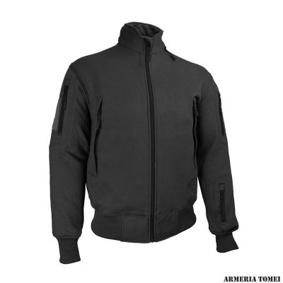 NERG OPENLAND - GIACCA FELPATA SKY JACKET Nero
