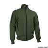 NERG OPENLAND - GIACCA FELPATA SKY JACKET OD Green